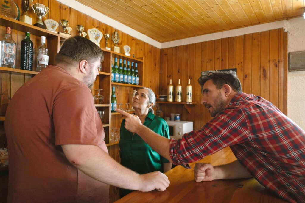 Rodaje de "Tito", cortometraje de Javier Celay