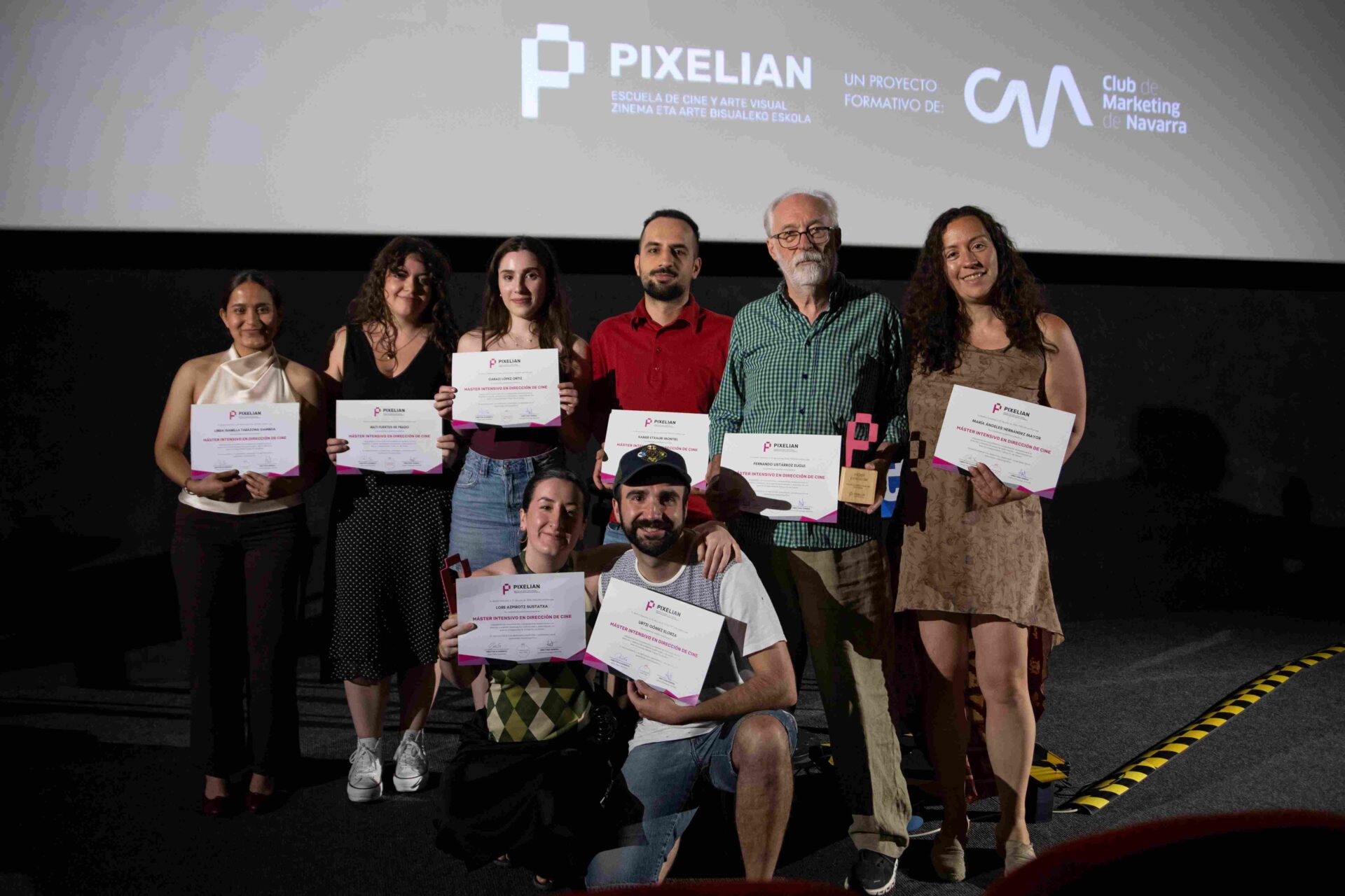 Alumnado Máster Dirección de Cine. Cine emergente navarro.